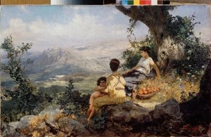 El descanso (1896) de Henryk Siemieradzki
