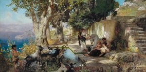En la fuente de Henryk Siemiradzki