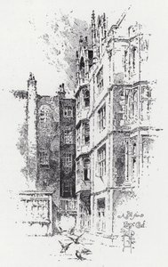 Un Trozo de Essex Court (grabado) de Herbert (after) Railton