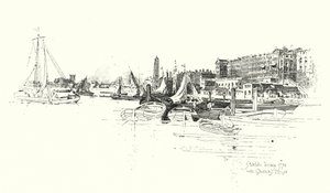 Adelphi Terrace, Londres de Herbert (after) Railton