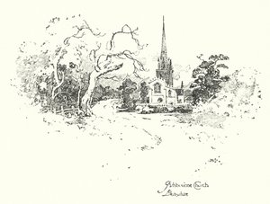 Iglesia de Ashbourne, Derbyshire de Herbert (after) Railton