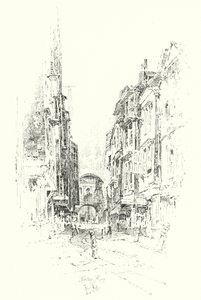 Butcher Row, Londres de Herbert (after) Railton