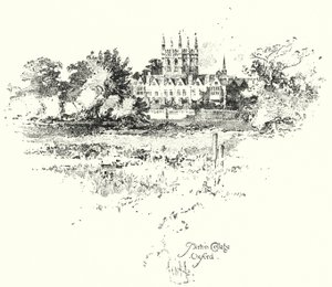 Merton College, Oxford de Herbert (after) Railton