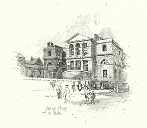 Sessions House, Old Bailey, Londres de Herbert (after) Railton