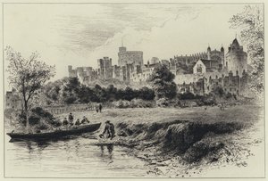Castillo de Windsor desde la orilla de Berkshire