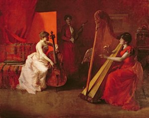 El trío, 1886 de Herbert A. Denman