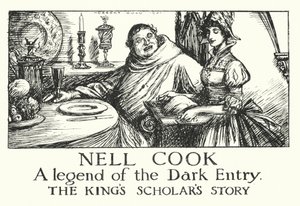 Leyendas de Ingoldsby: Nell Cook, Una Leyenda de la Entrada Oscura (lito) de Herbert Cole