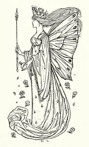 Canción de la Reina de las Hadas (grabado) de Herbert Cole