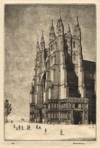 Catedral de Canterbury de Herbert Gordon Warlow
