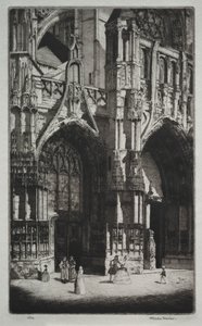 Notre Dame de Caudebec, Francia de Herbert Gordon Warlow