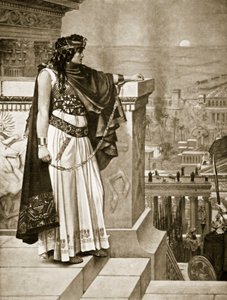 La última mirada de Zenobia a Palmira, ilustración de 