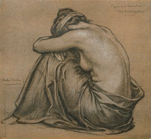 Estudio para una Decoración, Las Horas de la Tarde, c. 1916