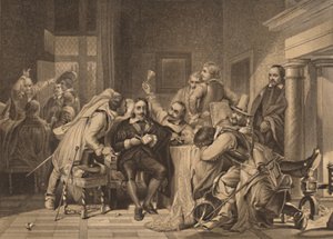 Carlos I en la sala de guardia, 1886