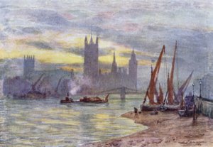 Casas del Parlamento desde Lambeth