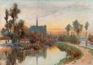 Atardecer en el Somme en Amiens de Herbert Menzies Marshall