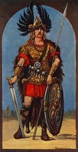 Hengist, jefe de los anglos A.D. 449, 1924 de Herbert Norris