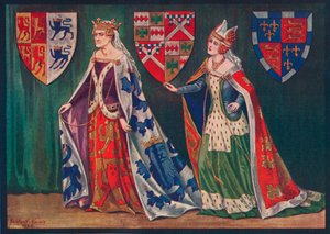 Margarita, Princesa de Gales, 1410. Joice, Lady Tiptoft, 1460, 1926