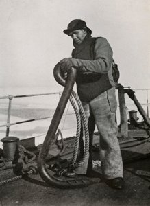 A.B. Cheetham, el contramaestre del Terra Nova, c1910-1913, 1913 de Herbert Ponting