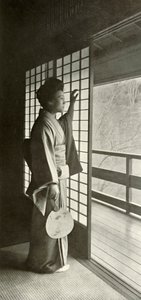Un estudio junto al Shoji, 1910 de Herbert Ponting