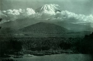 Fuji al amanecer, 1910 de Herbert Ponting