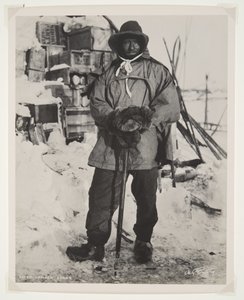 Oficial Evans durante la expedición Terra Nova (1910-13) al Polo Sur de Herbert Ponting