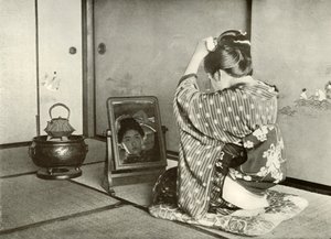 Preparándose para el día, 1910 de Herbert Ponting