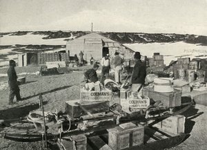 La condición de los asuntos una semana después del desembarco, 1911 de Herbert Ponting
