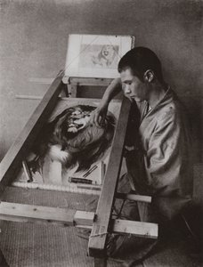 El Bordador (foto en blanco y negro) de Herbert Ponting