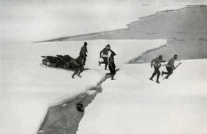 El alivio del Partido Occidental por el Terra Nova, 18 de febrero de 1913 de Herbert Ponting