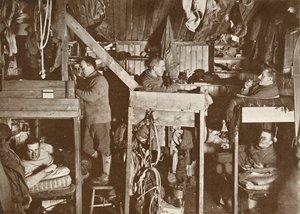 Los inquilinos Cherry-Garrard, Bowers, Oates, Meares, Atkinson, 9 de octubre de 1911, 1913 de Herbert Ponting
