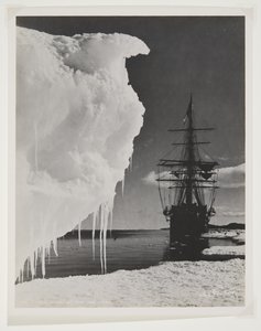 El Terra Nova en el pie de hielo
