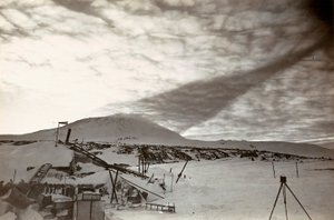 El cielo en la Antártida de Herbert Ponting