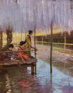 Bajo las glicinas púrpuras de Herbert Ponting