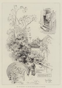 La posada Fox and Crown, West Hill, Highgate, a punto de ser demolida de Herbert Railton