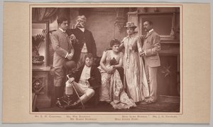 "Una racha de suerte", en el teatro Drury Lane de Herbert Rose Barraud