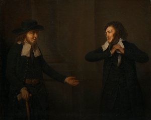 Shylock y Tubal de "El mercader de Venecia" de Herbert Stoppelaer