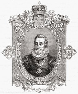 Henri IV, grabado por Pannemaker-Ligny, de 