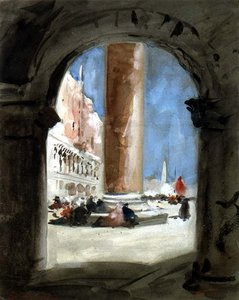La columna de San Marcos, Venecia
