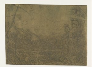 Paisaje con cascada, primera versión Paisaje con cascada: primera versión de Hercules Segers
