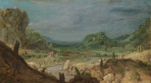 Valle del Río, c.1626-30 de Hercules Segers