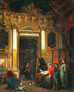 Interior con figuras