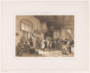 Compañía de baile en una posada de Herman Frederik Carel ten Kate