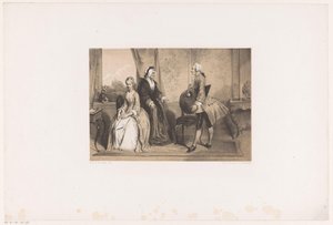 Tres figuras en un interior del siglo XVIII de Herman Frederik Carel ten Kate