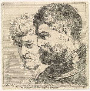 estudio de dos cabezas de Herman Gillis