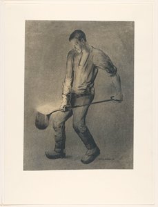 fundición de hierro de Herman Heijenbrock (signed by artist)