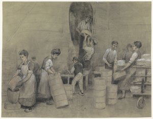 Extracción de la cerámica del horno de De Sphinx en Maastricht
