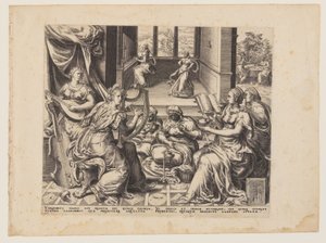 Parábola de las Vírgenes Sabias e Insensatas: Las Vírgenes Sabias de Herman Jansz. Muller