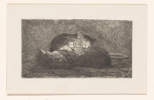 Dos gatos de Herman Johannes van der Weele