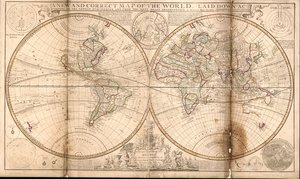 Un nuevo y correcto mapa del mundo trazado según los más recientes descubrimientos y a partir de las más exactas observaciones LOC 2017585674