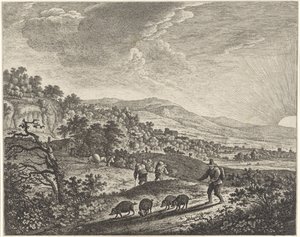 Cuidador de cerdos de Herman Saftleven